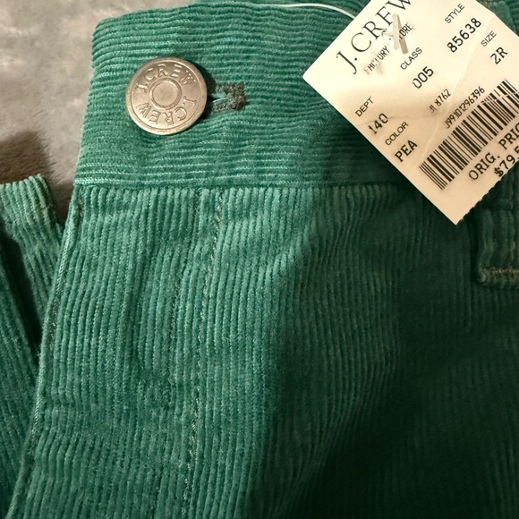 J Crew Green Corduroy Pants - Picture 7 of 9